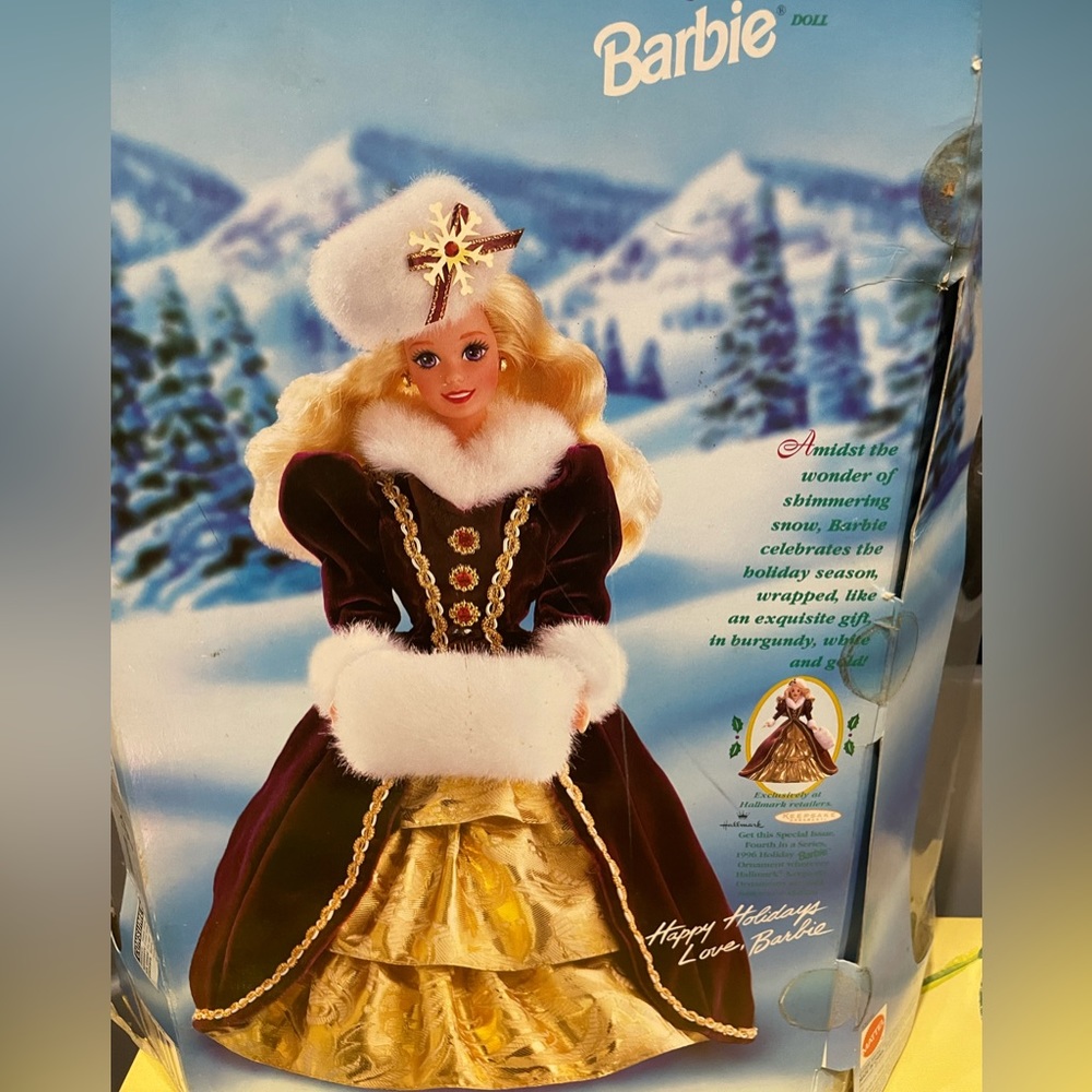 Happy Holidays Velvet Coat Barbie